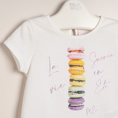 Remera estampada Macarons Articulo: E41141450 - comprar online