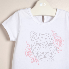 Remera estampada Leopardo y flores Uma Articulo: E41141456 - tienda online