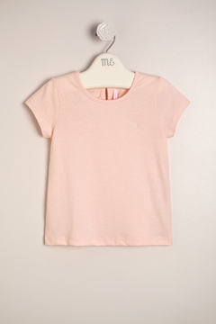 Remera basica de algodón con logo Liza Articulo: E41141459 - comprar online