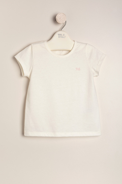 Remera basica de algodón con logo Liza Articulo: E41141459