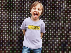 CAMISETA INFANTIL CAUTION - comprar online