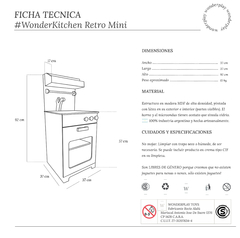 WonderKitchen Retro Mini Rosa - comprar online