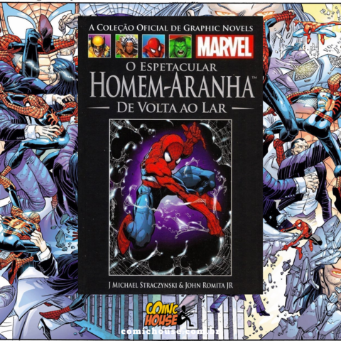Coleção Oficial de Graphic Novels Marvel 21: Homem-Aranha De volta ao Lar, de J Michael Straczynski