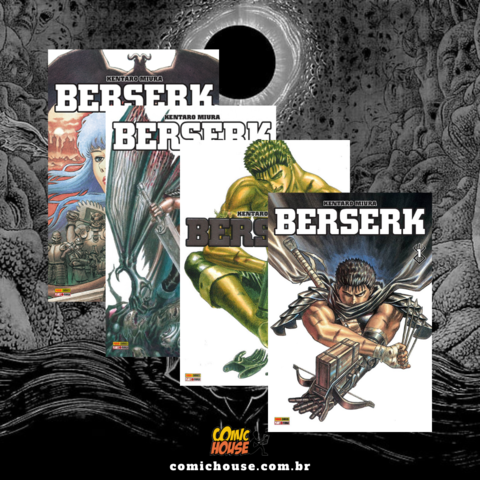Pack Berserk vol 1 a 3 e 5, de Kentaro Miura