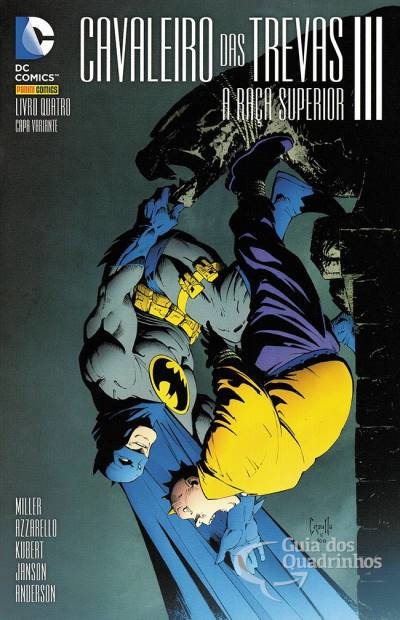 Batman: Cavaleiro das Trevas III: A Raça Superior 4, de Frank Miller - Capa Alternativa