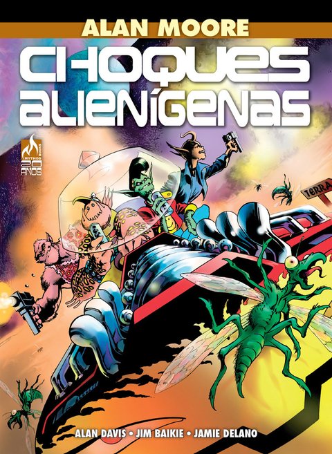 Choques Alienígenas, de Alan Moore - Arte: Alan Davis & Jim Baikie