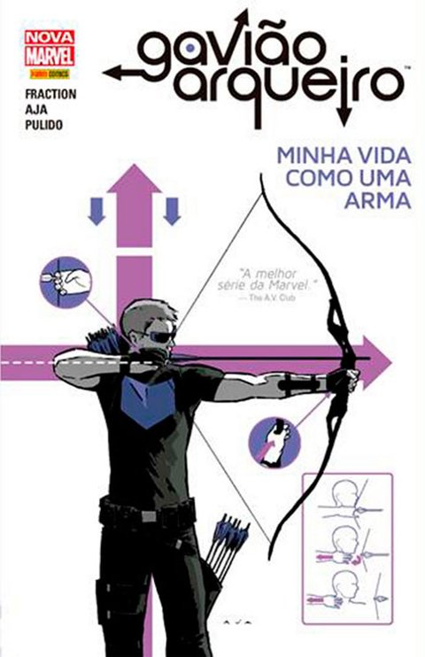 Gavião Arqueiro – Minha vida como uma arma, de Matt Fraction e David Aja