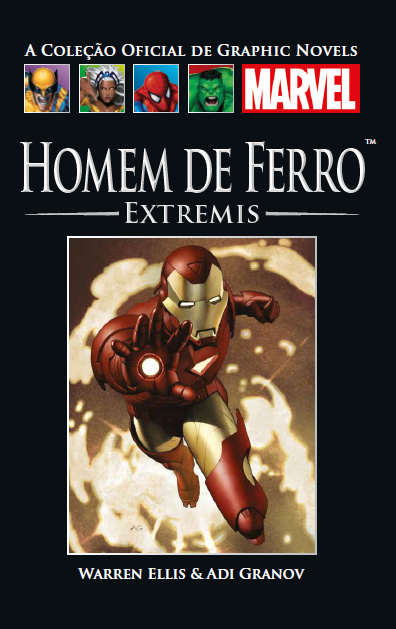 Coleção Oficial de Graphic Novels Marvel vol 43: Homem de Ferro:Extremis