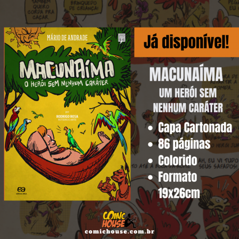 Macunaíma, de Mário de Andrade adaptado por Rodrigo Rosa