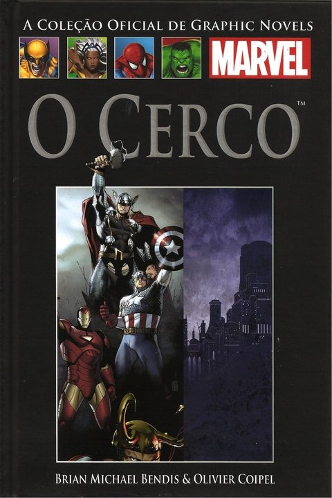 Coleção Oficial de Graphic Novels Marvel 60: O Cerco, de Brain Michael Bendis e Olivier Coipel