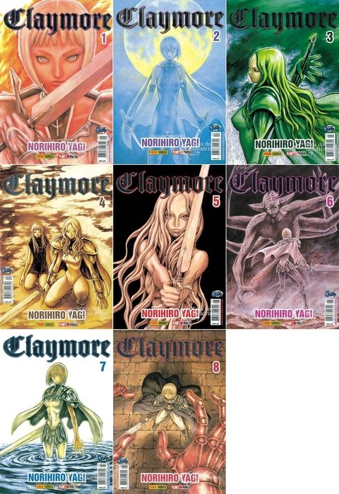 Pack Claymore vol 1 a 8 e 11