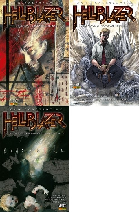 Pack John Constantine, Hellblazer Origens vol 1, 2, 3 e 4 - de Jaime Delano