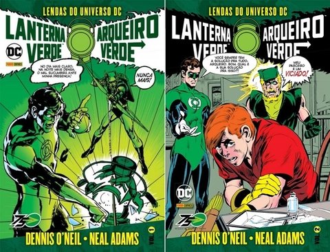 Pack Lendas do Universo DC - Lanterna Verde e Arqueiro Verde vol 1 e 2