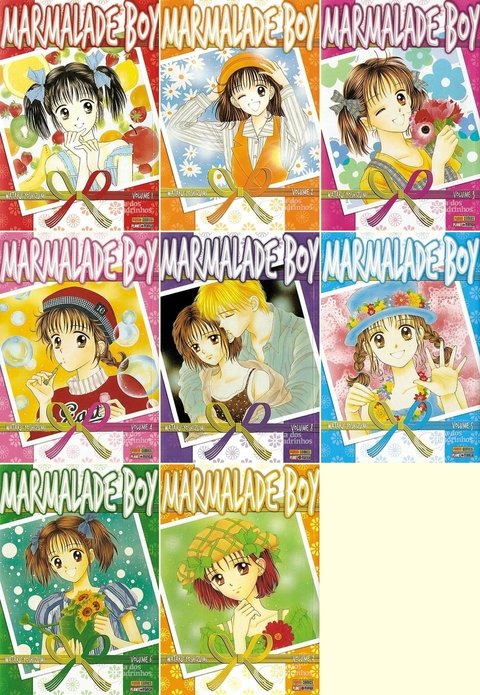 Pack Marmalade Boy vol 1 a 8 - Coleção Completa