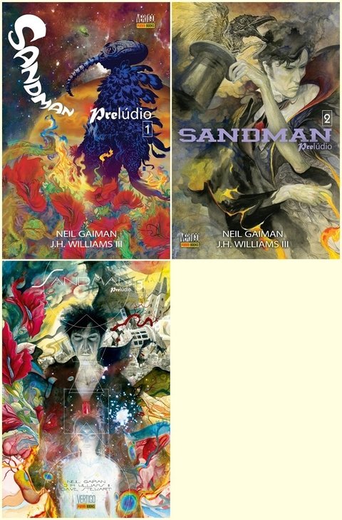 Pack Sandman Prelúdio - vol 1 ao 3 - Completo