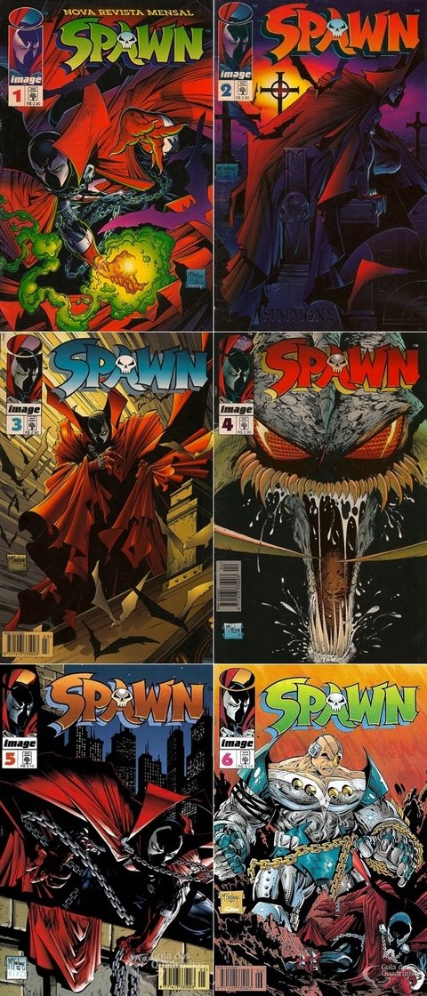 Pack Spawn nº 1 a 7, de Todd McFarlane