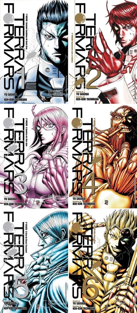 Pack Terra Formars vol 1 a 6