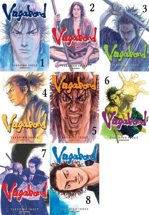 Pack Vagabond Vol 1 a 9, de Takehiko Inoue