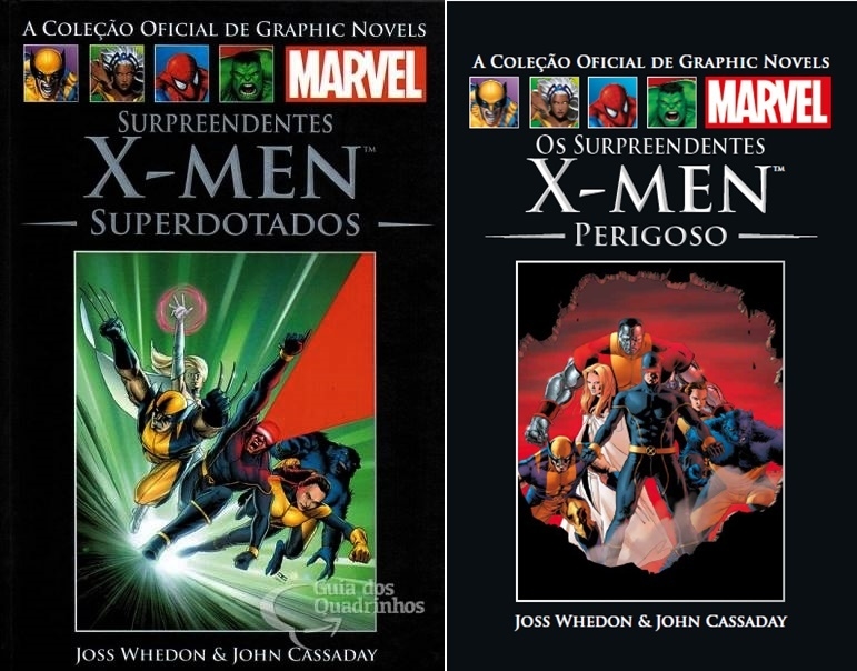 Coleção Oficial de Graphic Novels Marvel 36 e 37: Surpreendentes X-M