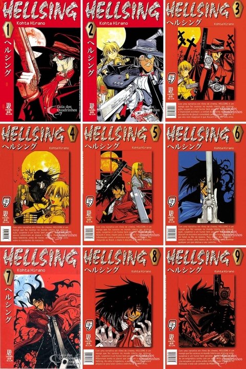 Pack Hellsing - 20 edições - Coleção Completa