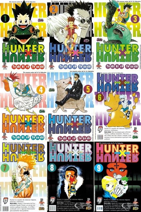 Pack Hunter x Hunter - 32 edições - vol 1 a 32