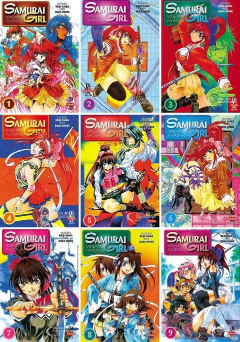 Pack Samurai Girl - Coleção Completa