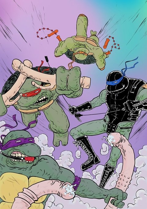 Tartarugas Ninja, de Juscelino Neco