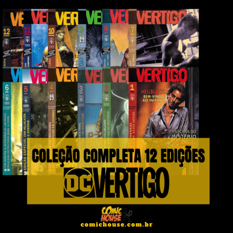 Pack Vertigo - Vol 4 ao 12 - 9 edições - Constantine, Jonah Hex, Livros da Magia