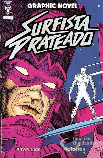 Surfista Prateado (Parábola) - Graphic Novel n° 11, de Stan Lee & Moebius