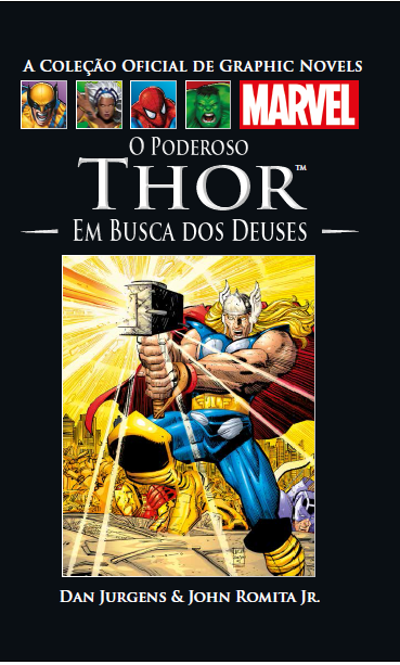 Coleção Oficial de Graphic Novels Marvel 16: Thor: Em busca dos Deuses, de Dan Jurgens e John Romita JR