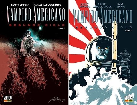 Pack Vampiro Americano - Segundo Clico vol 1 e 2 , de Scott Snyder e Rafael Albuquerque