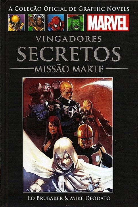 Coleção Oficial de Graphic Novels Marvel 62: Vingadores Secretos: Missão Marte, de Ed Brubaker e Mike Deodato