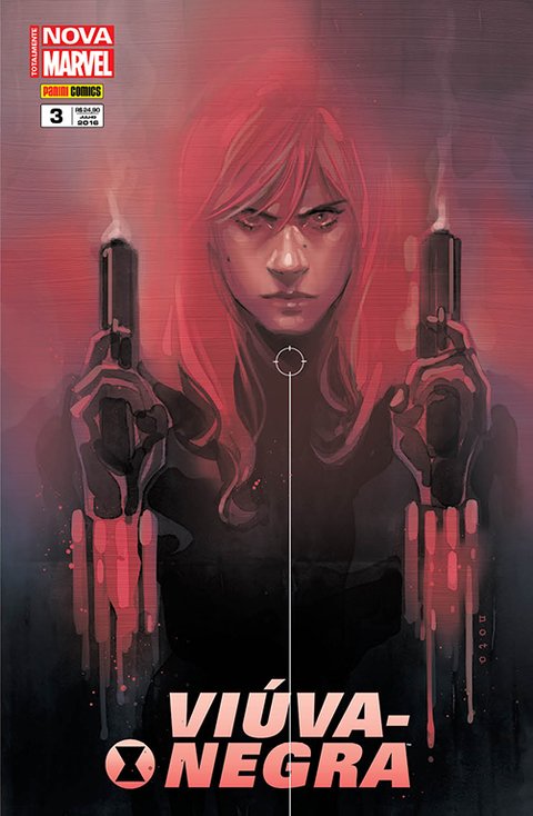 Viúva-Negra 3, com arte de Phil Noto