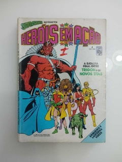 Heróis em Ação - Pacote com as dez edições - A primeira publicação mix de super-heróis da Editora Abril