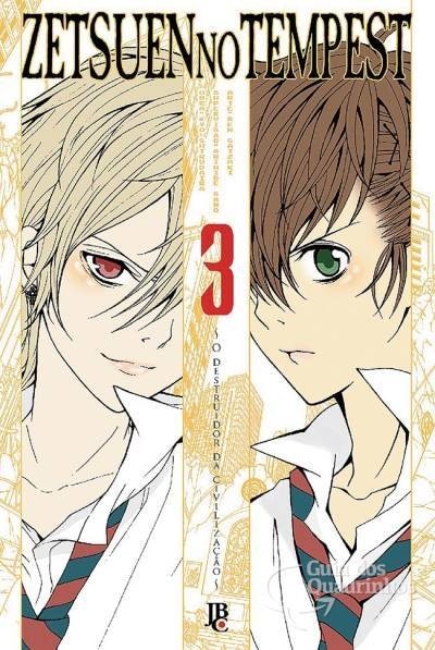 Zetsuen No Tempest Vol 4, de Kyō Shirodaira e ilustrado por Arihide Sano e Ren Saizaki