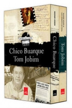 HISTÓRIAS DE CANÇÕES - CHICO BUARQUE E TOM JOBIM - caixa com 2 volumes - Wagner Homem, Luiz Roberto Oliveira