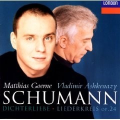 Matthias Goeme / Vladimir Ashkenazy - Schumann - Dichterliebe - Liederkreis - CD