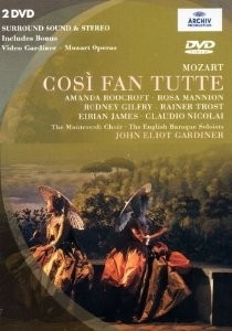 Mozart - Cosí fan tutte - The English Baroqque Soloist / John Elliot Gardiner - 2 DVD