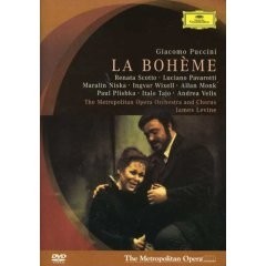 La Boheme - Puccini - Luciano Pavarotti / Renata Scotto / James Levine / The Metropolitan Opera - DVD