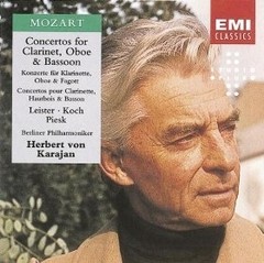 Von Karajan - Mozart - Concertos for Clarinet, Oboe & Bassoon - CD