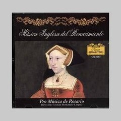 Conjunto Pro Música de Rosario - Música inglesa del Renacimiento - CD