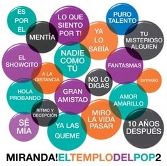 Miranda! - El templo del Pop 2 - CD