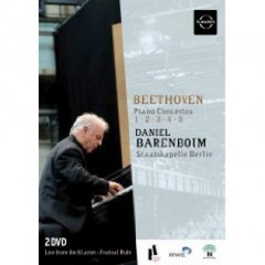 Daniel Barenboim - Beethoven Piano Concertos 1, 2, 3, 4, 5 - 2 DVD