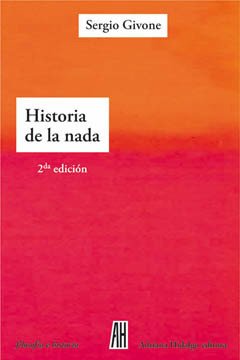 Historia de la nada - Sergio Givone - Libro