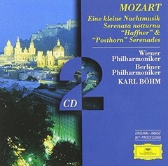 Mozart - Eine kleine Nachtmusik / Serenata notturna / Haffner & Posthorn Serenades - Karl Böhm - 2 CDs