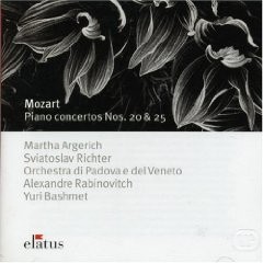 Martha Argerich - Mozart - Piano Concertos N° 20 & 25 - CD