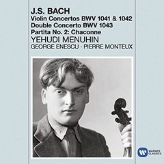 Yehudi Menuhin - Violin concertos BWV 1041 - 1043 / Partita N° 2 - Chaconne - J. S. Bach - CD