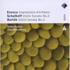 Gidon Kremer - Enescu - Impressions d´enfance / Schlhoff - Violín Sonata Nº 2 / Bartok - Violín Sonata Nº 2 - CD