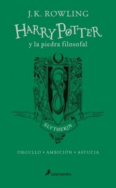Harry Potter y la piedra filosofal - 20 Aniversario - Slytherin - Libro
