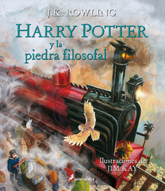 Harry Potter y la piedra filosofal - J. K. Rowling - Edición ilustrada - Tapa dura - Libro
